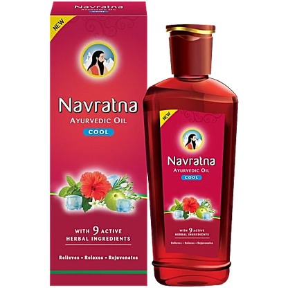 Navratna Ayurvedic Oil - Cool, 450 ml