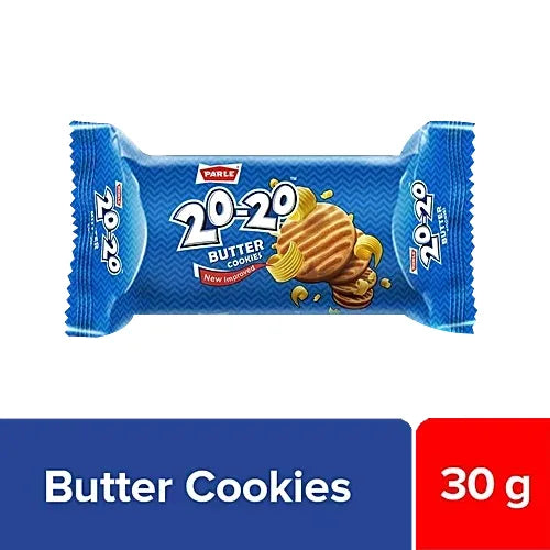 Parle 20-20 Butter Cookies, 30 g