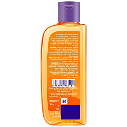Clean & Clear Foaming Face Wash - Oil-Free, 100 ml