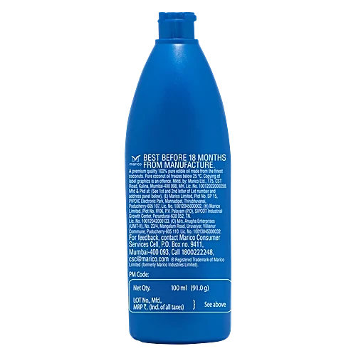 Parachute 100% Pure Coconut Oil, 100 ml