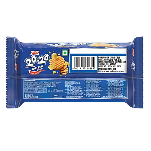 Parle 20-20 Butter Cookies, 200 g