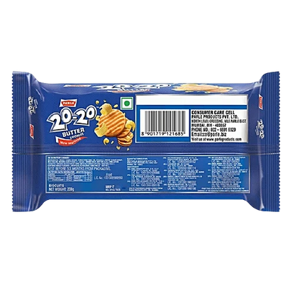Parle 20-20 Butter Cookies, 200 g