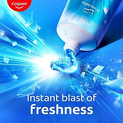 Colgate MaxFresh Toothpaste - Peppermint Ice, 70g + 11g