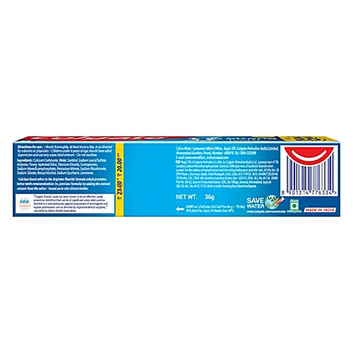 Colgate Toothpaste - Strong Teeth, Anti-Cavity, 40 g