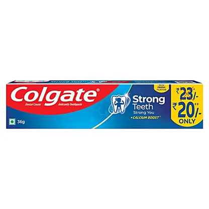 Colgate Toothpaste - Strong Teeth, Anti-Cavity, 40 g