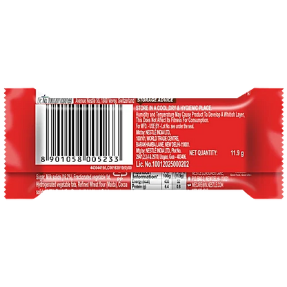 Nestle Kitkat Choco Coated Wafer Bar, 11.9 g