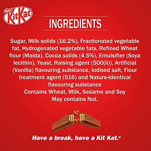 Nestle Kitkat Choco Coated Wafer Bar, 11.9 g
