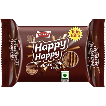 Parle Happy Happy Choco-Chip Cookies, 31.5g