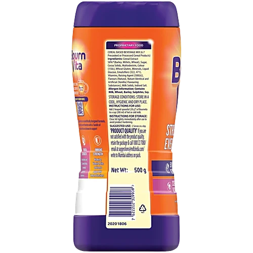 Bournvita Chocolate Nutrition Drink, 500 g Bottle