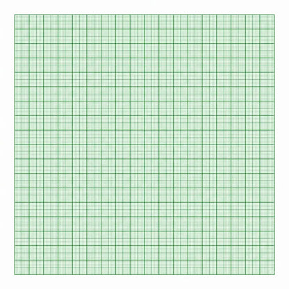 Peacock Big Graph Notebook / Copy for Students, 32 Pages