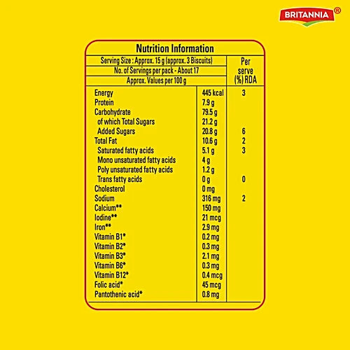 Britannia Marie Gold Biscuits, 250 g