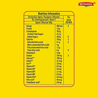 Britannia Marie Gold Biscuits, 250 g