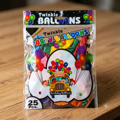 Party Balloons Multicolour, 25 pcs
