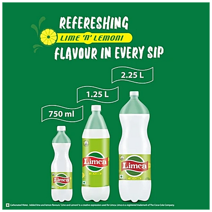Limca Soft Drink - Lime & Lemoni Flavoured, 750 ml PET Bottle