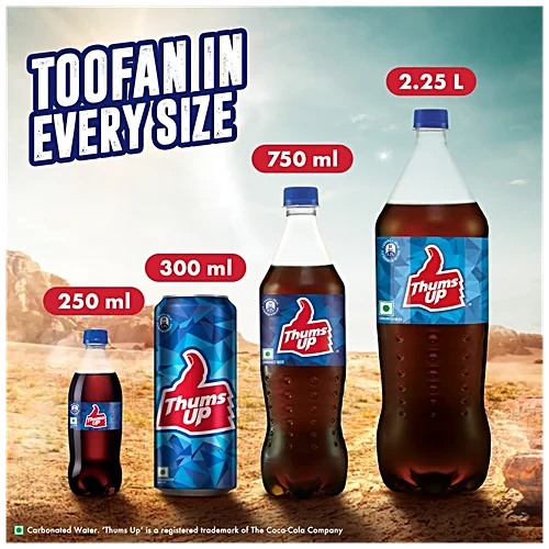 Thums Up Soft Drink, 750 ml
