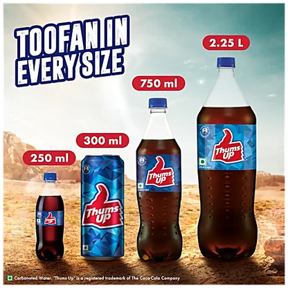 Thums Up Soft Drink, 750 ml