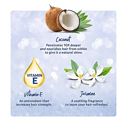 Parachute Advansed - Jasmine, Non-Sticky Coconut Hair Oil, For Shiny, Strong Hair, 90 ml