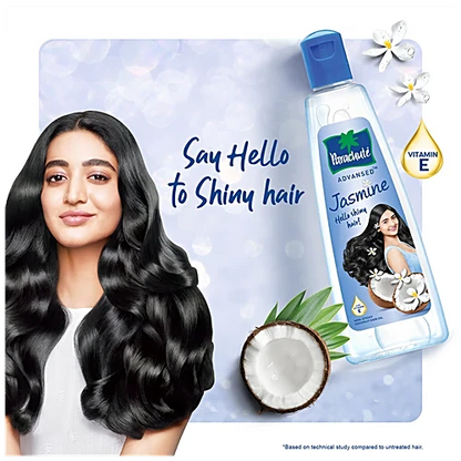 Parachute Advansed - Jasmine, Non-Sticky Coconut Hair Oil, For Shiny, Strong Hair, 90 ml