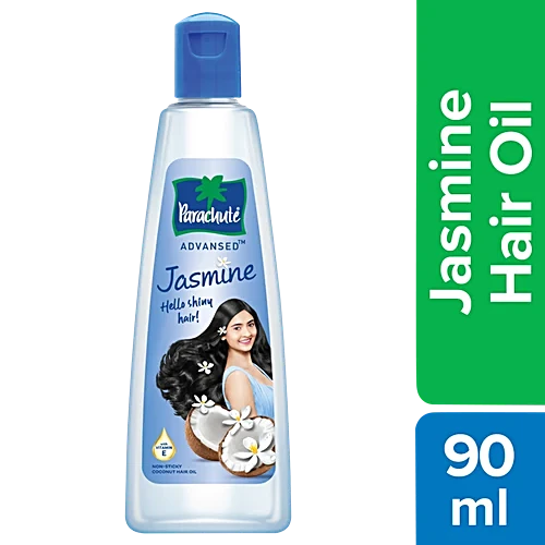 Parachute Advansed - Jasmine, Non-Sticky Coconut Hair Oil, For Shiny, Strong Hair, 90 ml