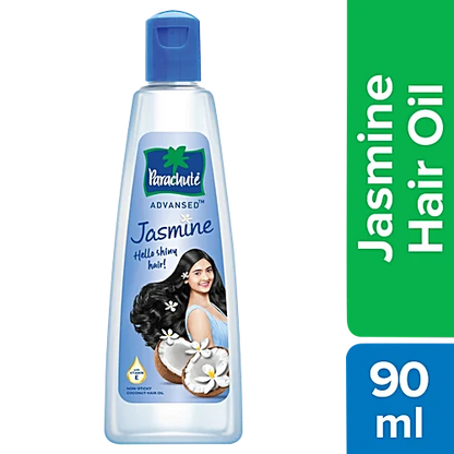 Parachute Advansed - Jasmine, Non-Sticky Coconut Hair Oil, For Shiny, Strong Hair, 90 ml