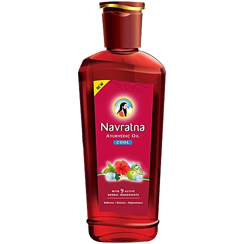 Navratna Ayurvedic Oil - Cool, 180 ml