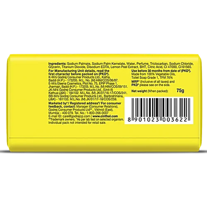Cinthol Lime Refreshing Deo Soap, 75 g (Pack of 4)