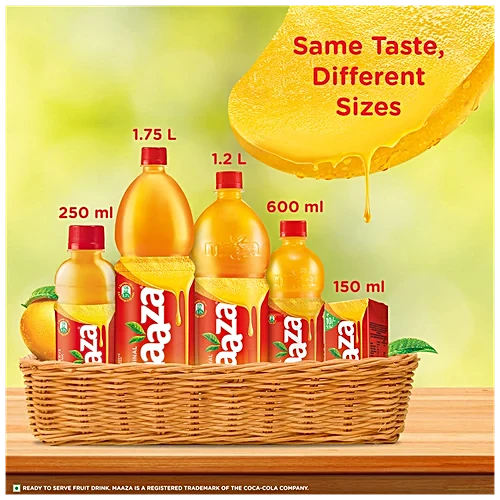 Maaza Mango Drink, 600 ml PET Bottle