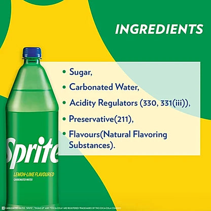 Sprite Soft Drink - Refreshing, 1.25 L PET Bottle