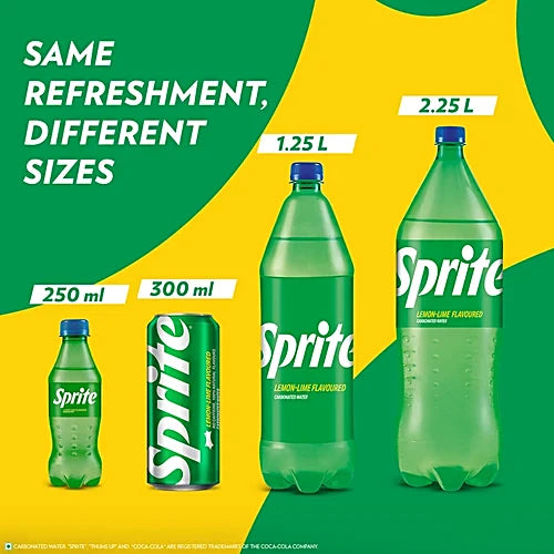 Sprite Soft Drink - Refreshing, 1.25 L PET Bottle