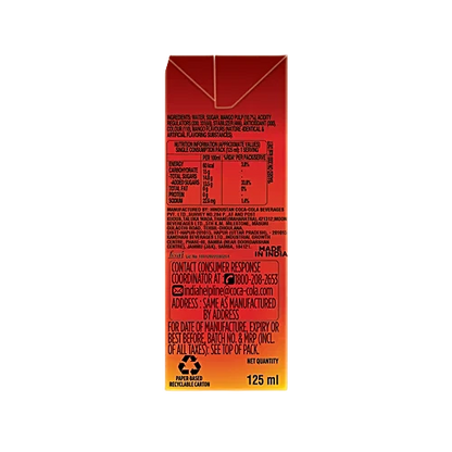 Maaza Mango Drink, 125 ml