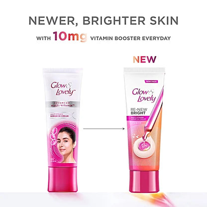 Glow & Lovely Re-New Bright Multivitamin Serum In Cream, 50 g