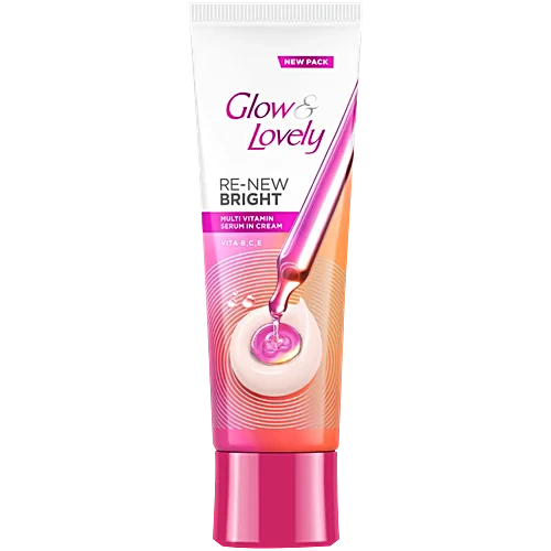 Glow & Lovely Re-New Bright Multivitamin Serum In Cream, 50 g