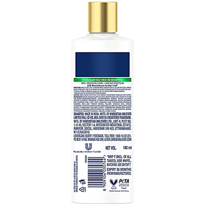 Dove Hair Fall Rescue Shampoo, 180 ml