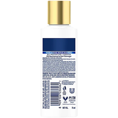 Dove Intense Repair Shampoo, 75 ml