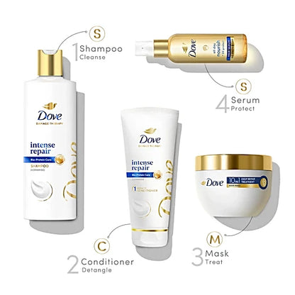 Dove Intense Repair Shampoo, 180 ml