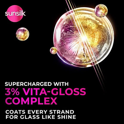 Sunsilk Radiant Black Shine Shampoo, 80 ml