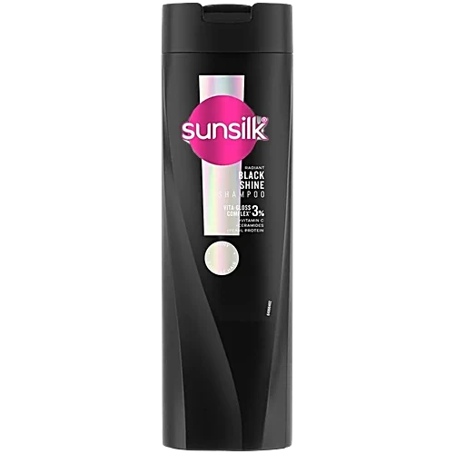 Sunsilk Radiant Black Shine Shampoo, 80 ml