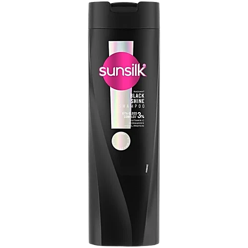 Sunsilk Radiant Black Shine Shampoo, 180 ml