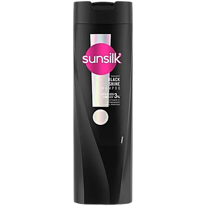 Sunsilk Radiant Black Shine Shampoo, 180 ml