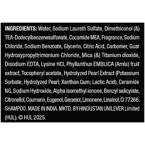 Sunsilk Radiant Black Shine Shampoo, 180 ml