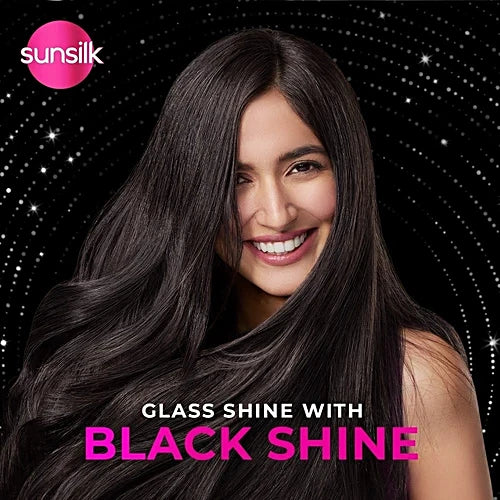 Sunsilk Radiant Black Shine Shampoo, 180 ml