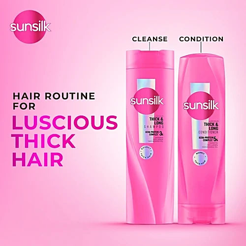 Sunsilk Luscious Thick & Long Shampoo, 180 ml