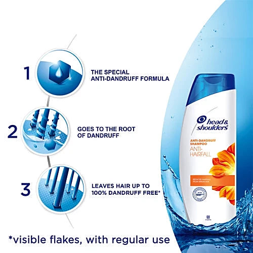 Head & Shoulders Anti-Hairfall Anti-Dandruff Shampoo, 72 ml