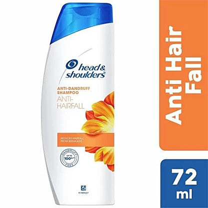 Head & Shoulders Anti-Hairfall Anti-Dandruff Shampoo, 72 ml
