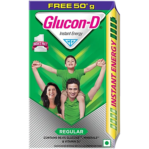 Glucon-D Instant Energy Glucose Powder - Regular, 500 g
