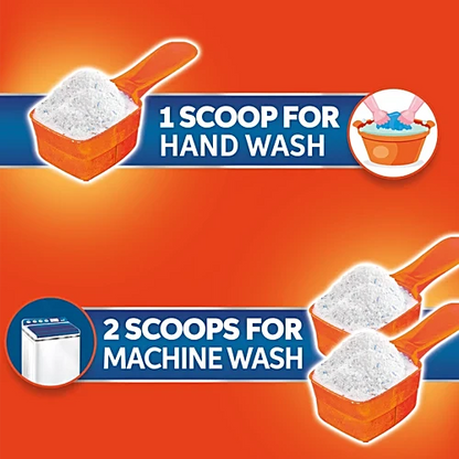 Tide Plus Double Power Detergent Washing Powder - Jasmine & Rose, 500 g Pouch