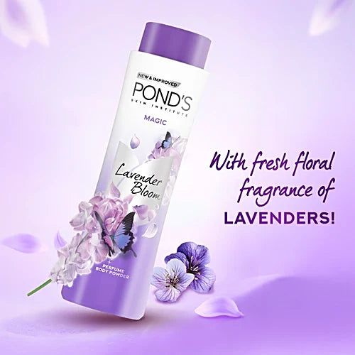 Pond's Magic Lavender Bloom Perfume Body Powder, 80 g