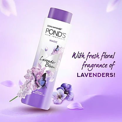 Pond's Magic Lavender Bloom Perfume Body Powder, 80 g