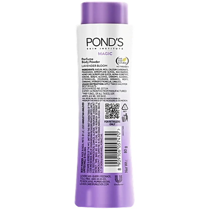 Pond's Magic Lavender Bloom Perfume Body Powder, 80 g