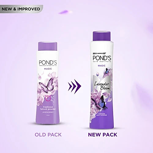 Pond's Magic Lavender Bloom Perfume Body Powder, 80 g